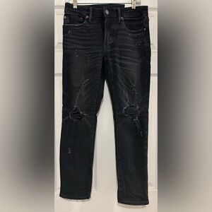black american eagle jeans